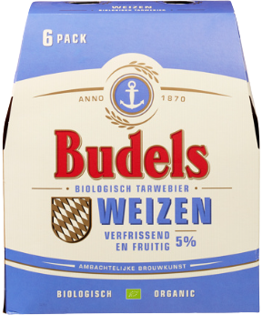 Budels Weizen sixpack met flesjes van 30cl